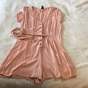 Peach romper